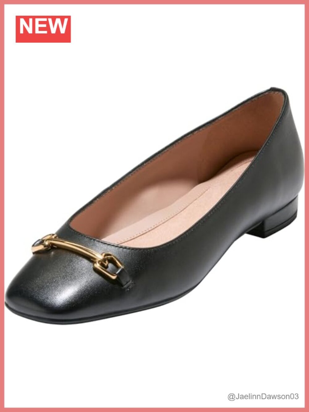 Leather Ballet Flats Women Round Toe Slip On Comfort Business Casual